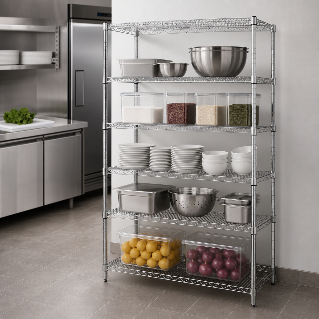 Five Wire Shelves