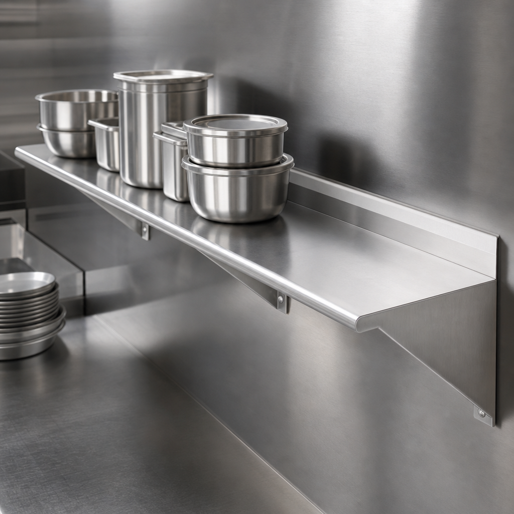 18-Gauge 400 Series Stainless Steel Construction