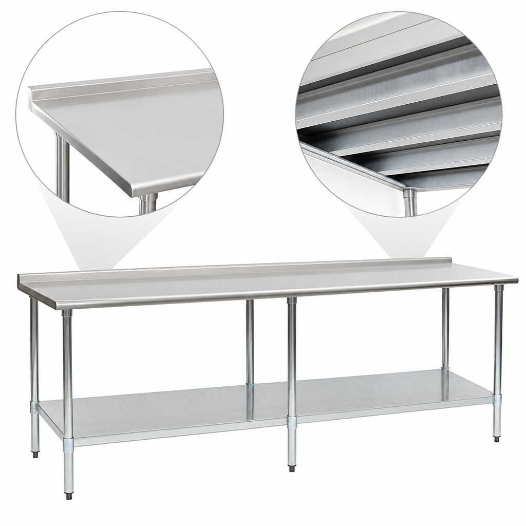 Reinforced Stainless Steel Top