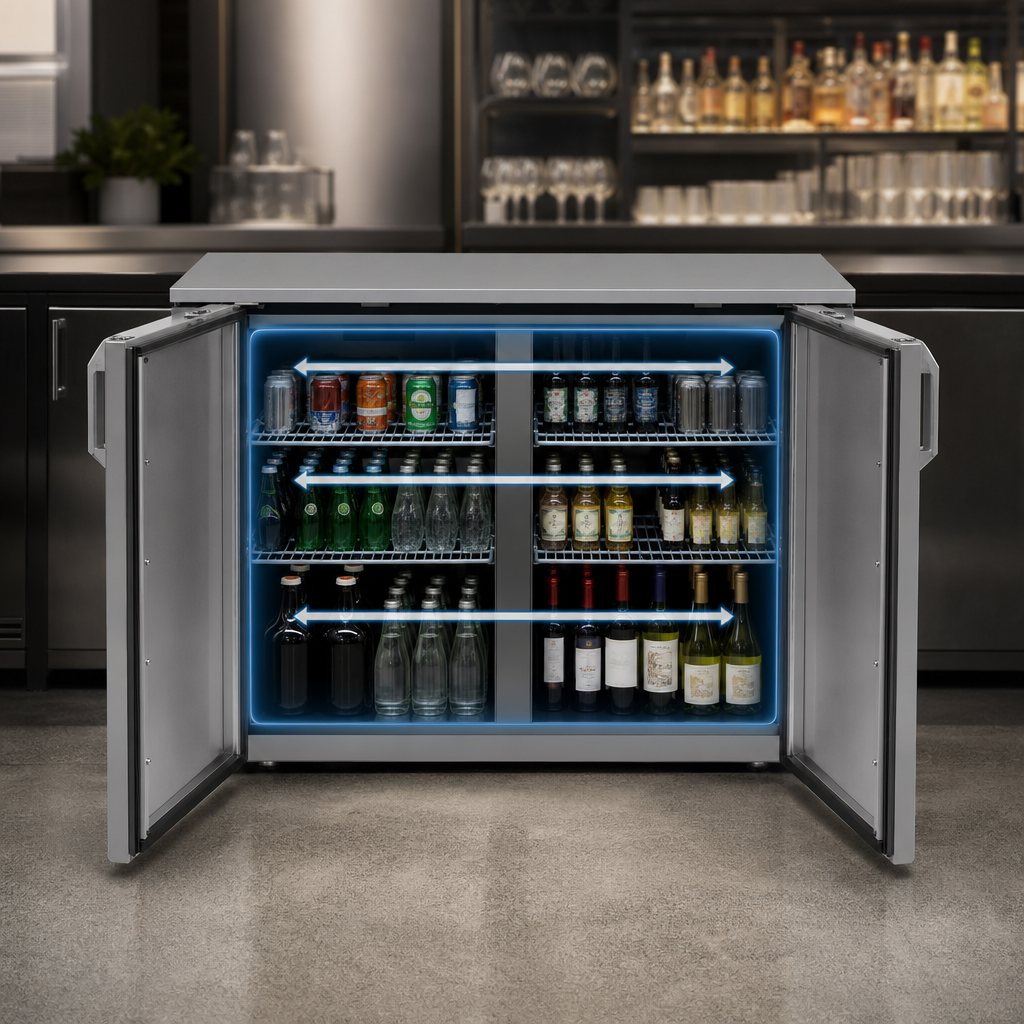 One-Zone, Two-Section Cabinet