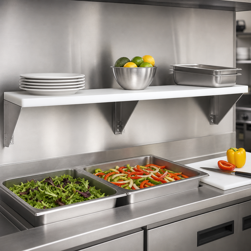 Stainless Steel Shelf and Brackets