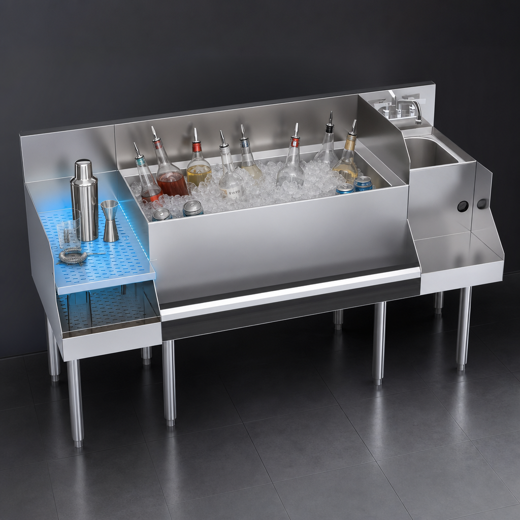 Built-In 10-Circuit Cold Plate