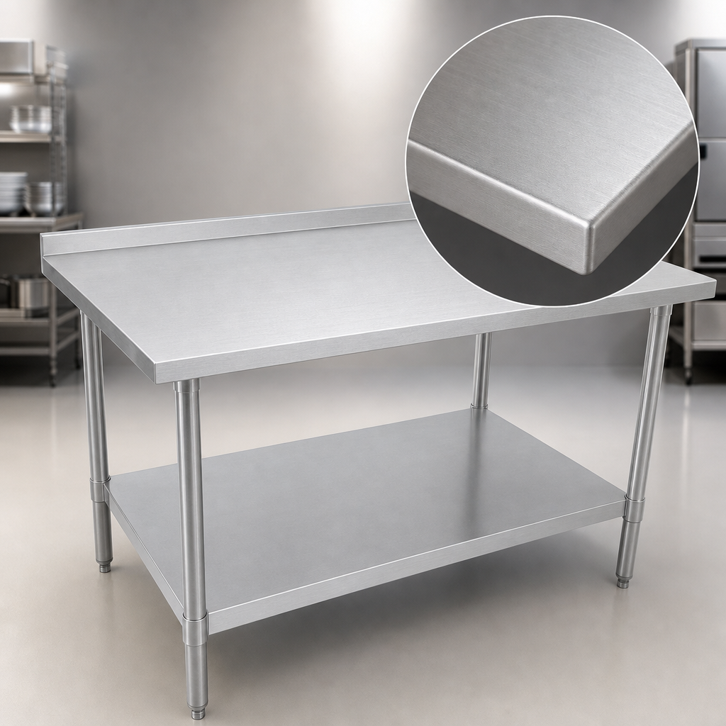 16-Gauge 300-Series Stainless Steel Top