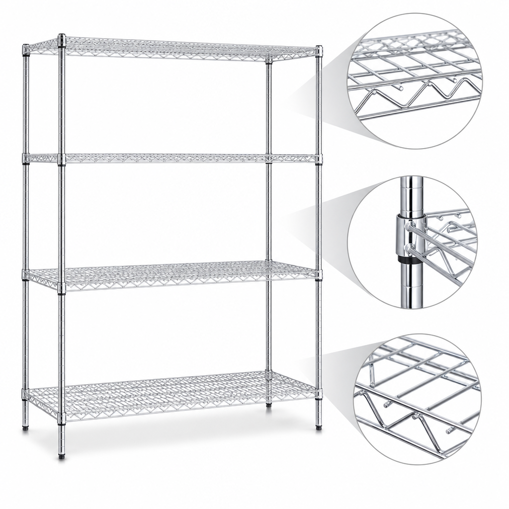 Patented QuadTruss Shelves