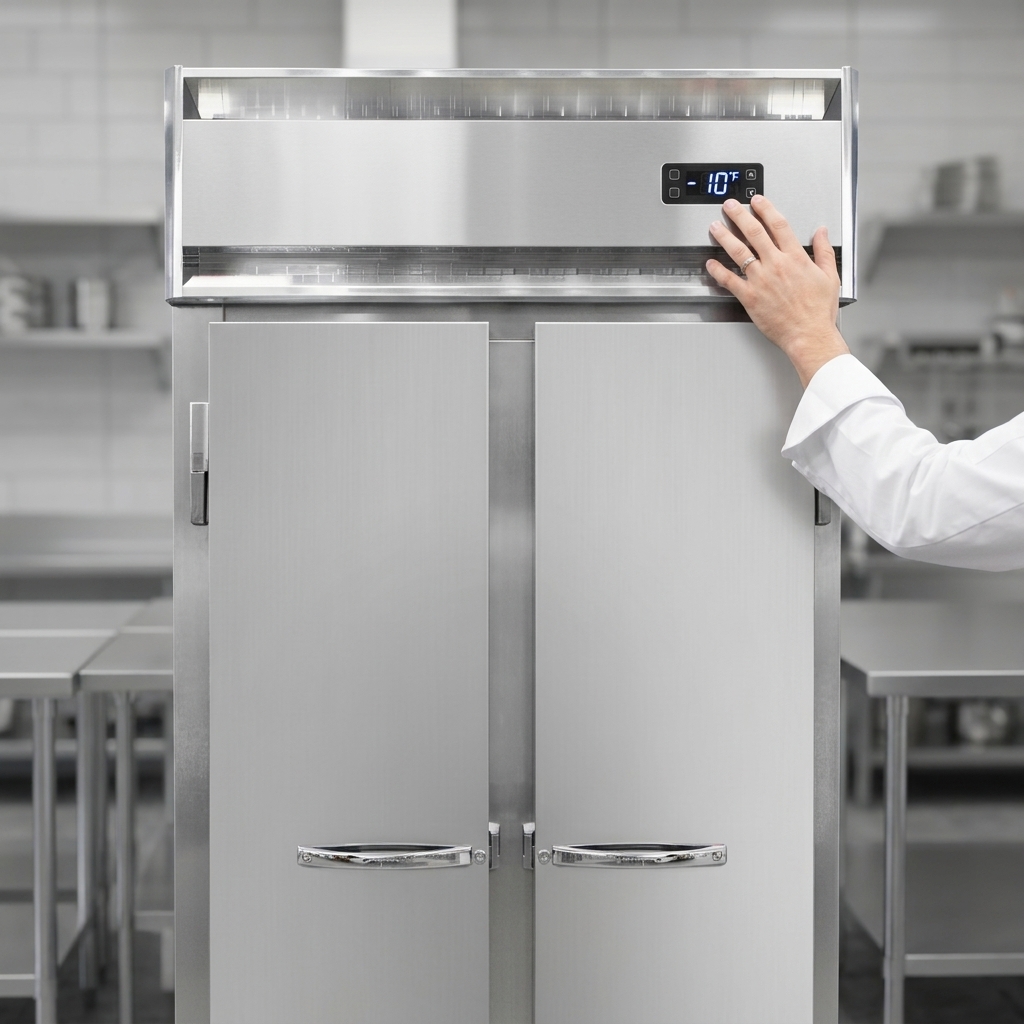 Precisely control your freezer's environment with an adjustable temperature range, capable of reaching an ultra-cold -10°F for optimal preservation.