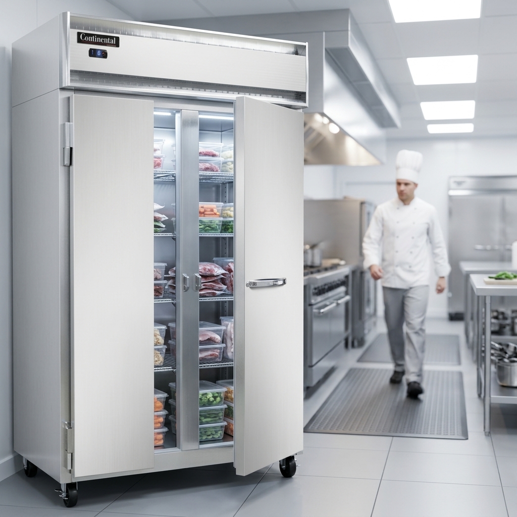 Enjoy an impeccably clean and frost-free interior, thanks to the freezer's reliable automatic electric defrost, ensuring consistent performance.