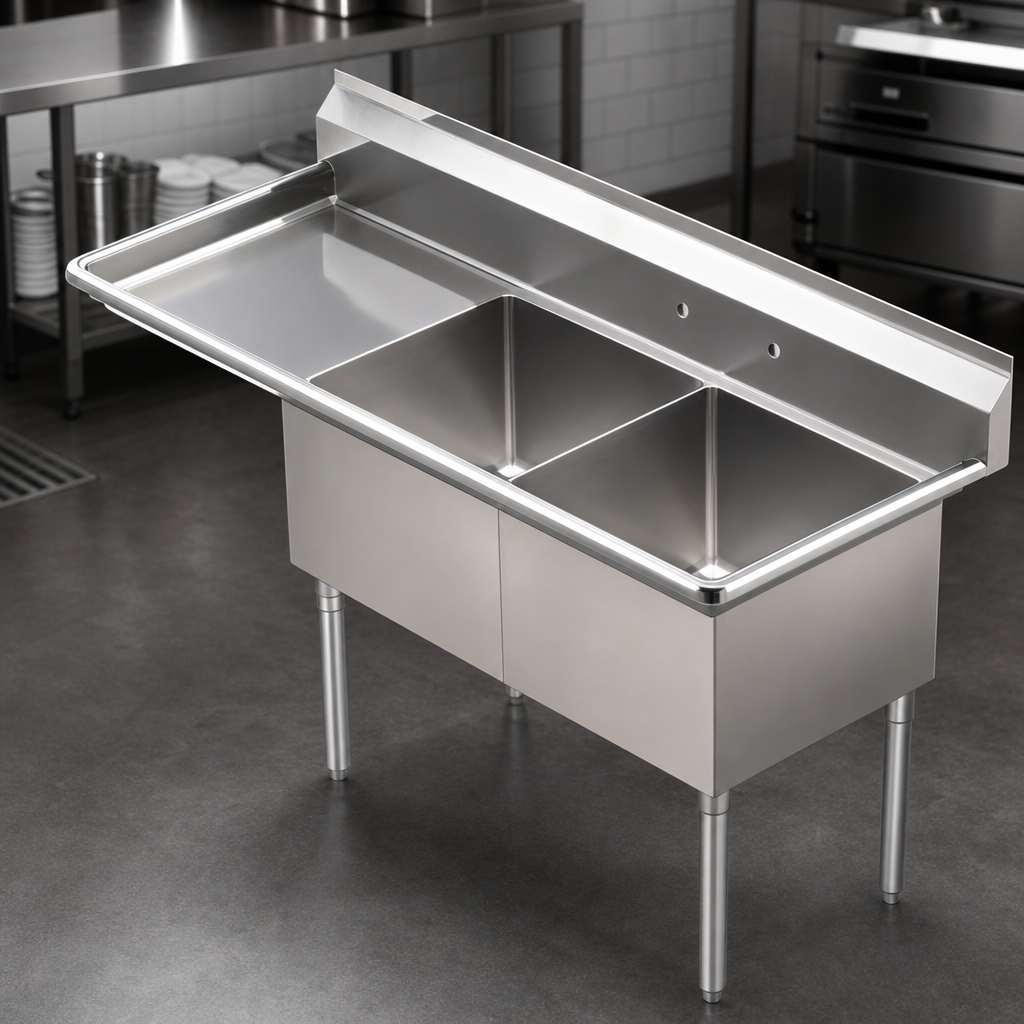 18-Gauge 304 Stainless Steel Top