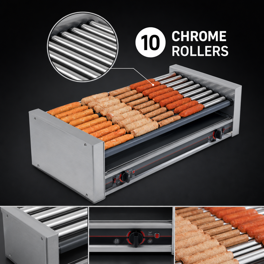 10 Chrome Rollers