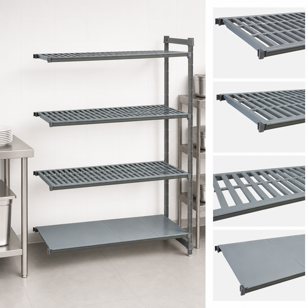 4-Tier Mixed Shelf Configuration