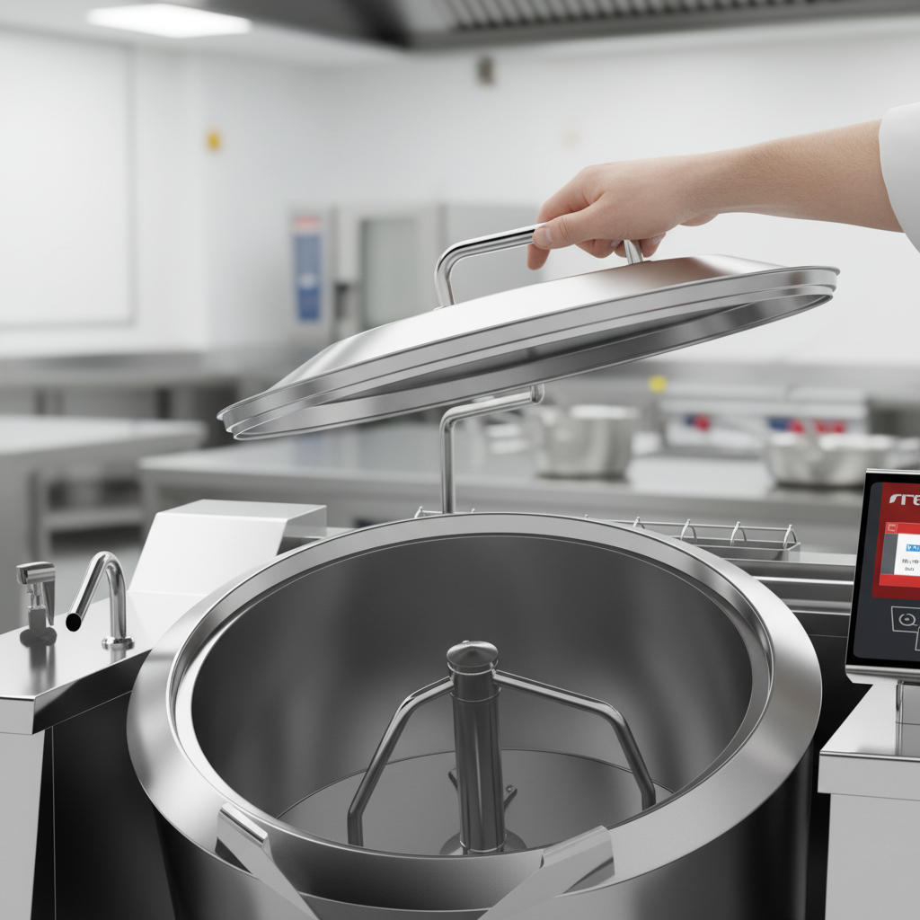 The insulated lid's ergonomic handle and gas springs ensure smooth, balanced operation for superior ease of use.