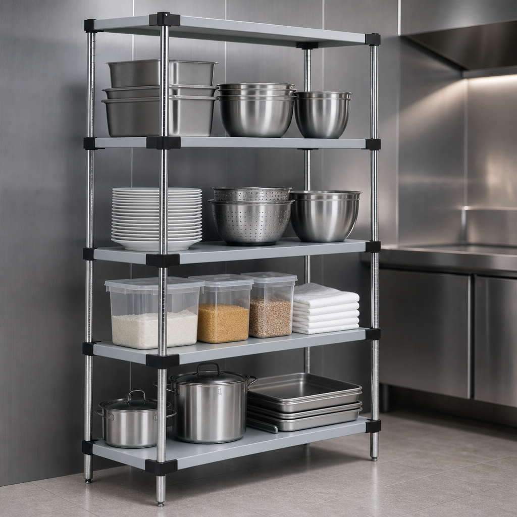 Four Solid Shelves