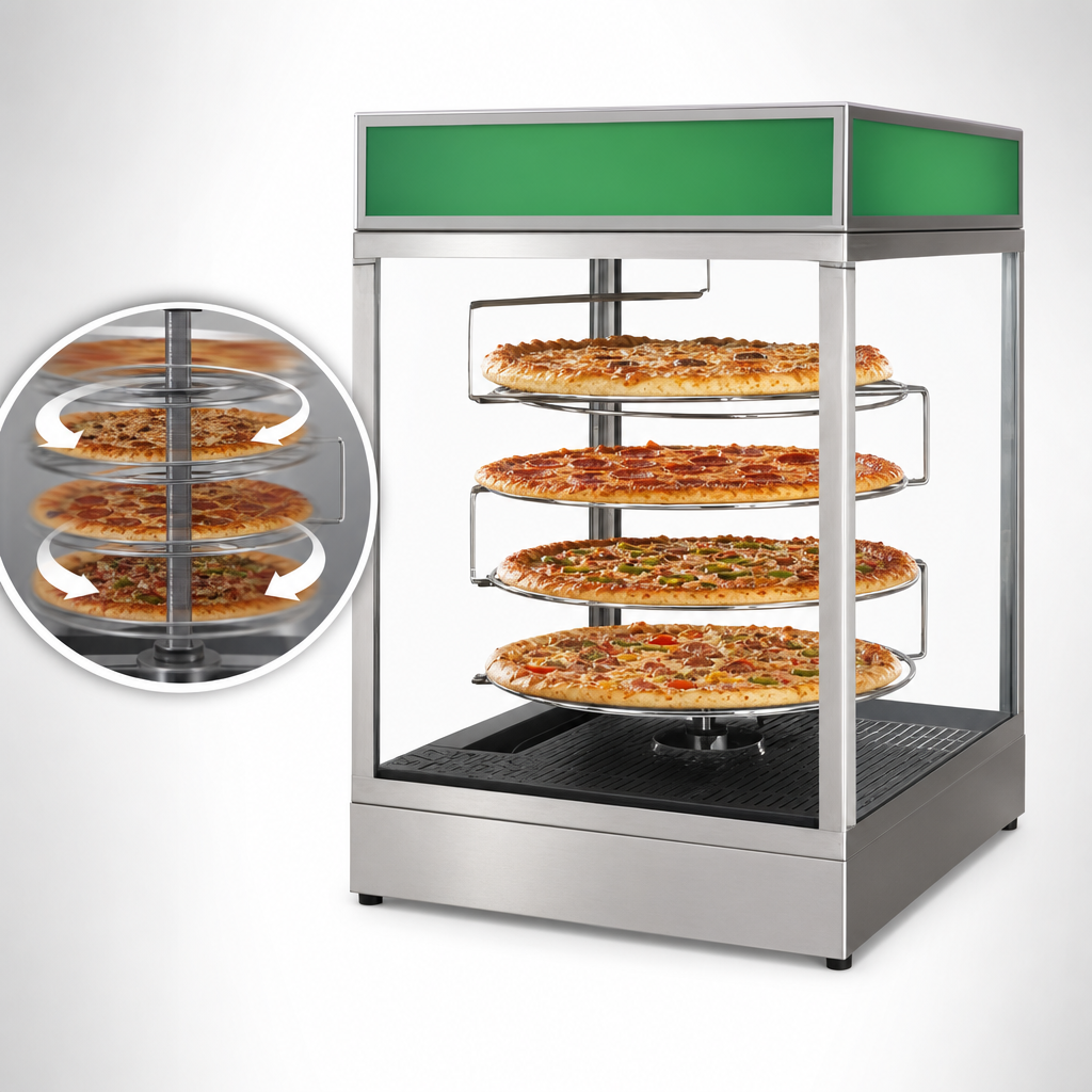 Rotating Four-Tier Rack