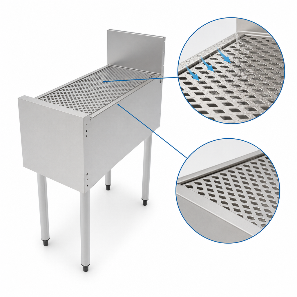 Pitched Drainboard Top