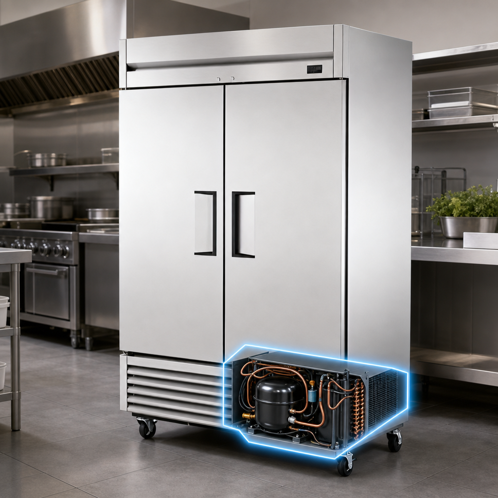 Bottom-Mounted Self-Contained Refrigeration