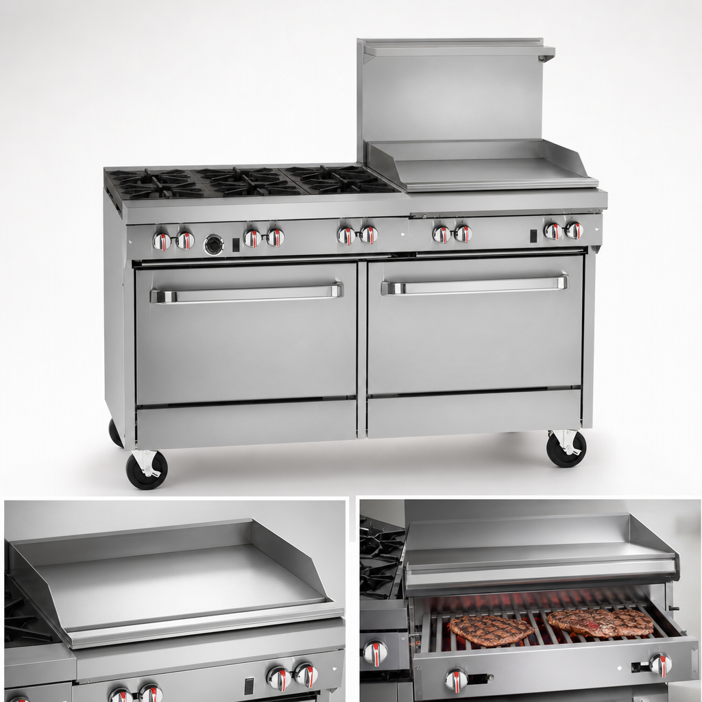 24-Inch Raised Griddle/Broiler