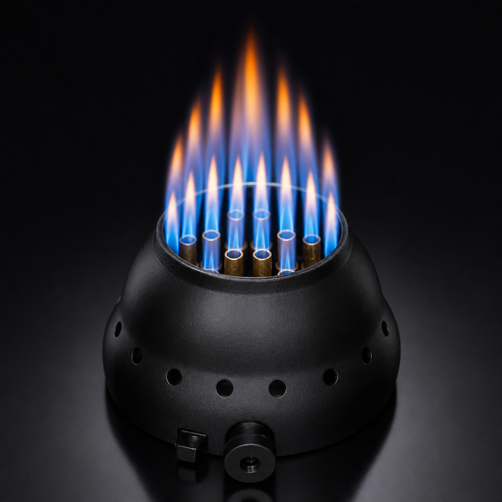 16-Tip Burner Design