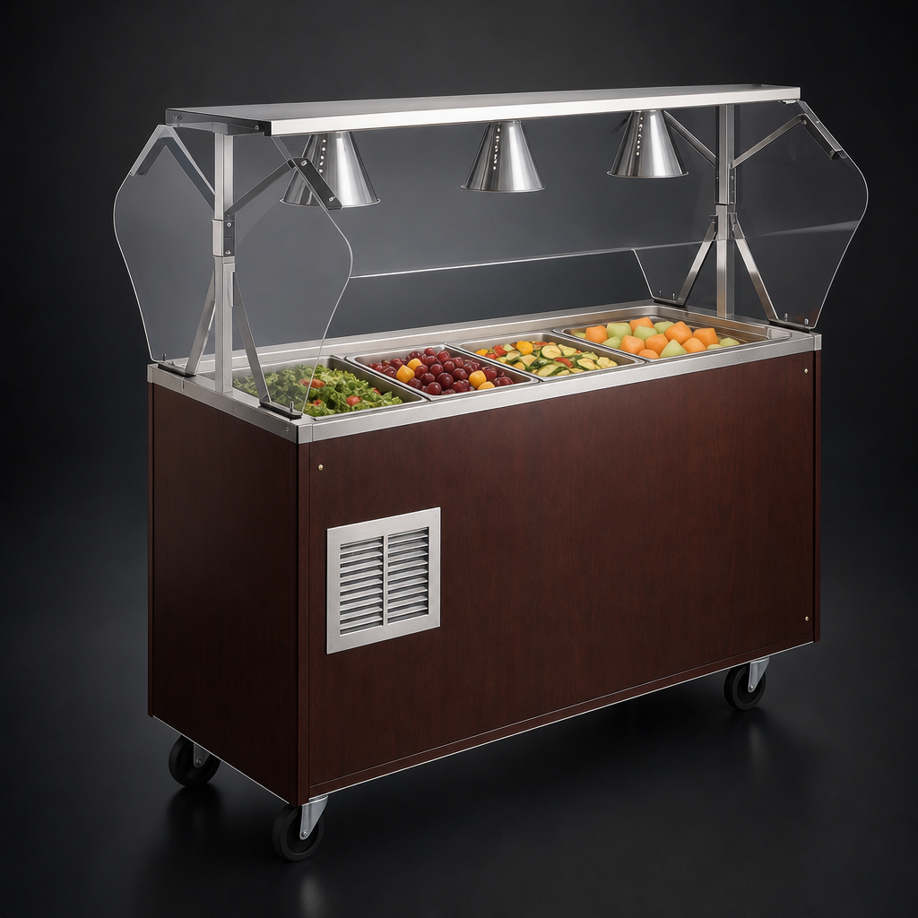 4-Pan Refrigerated Service Well