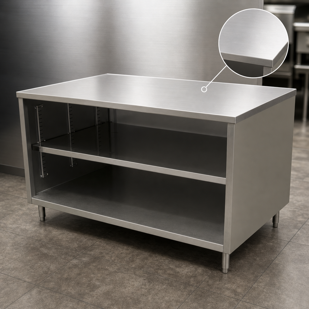 14 Gauge Stainless Steel Top