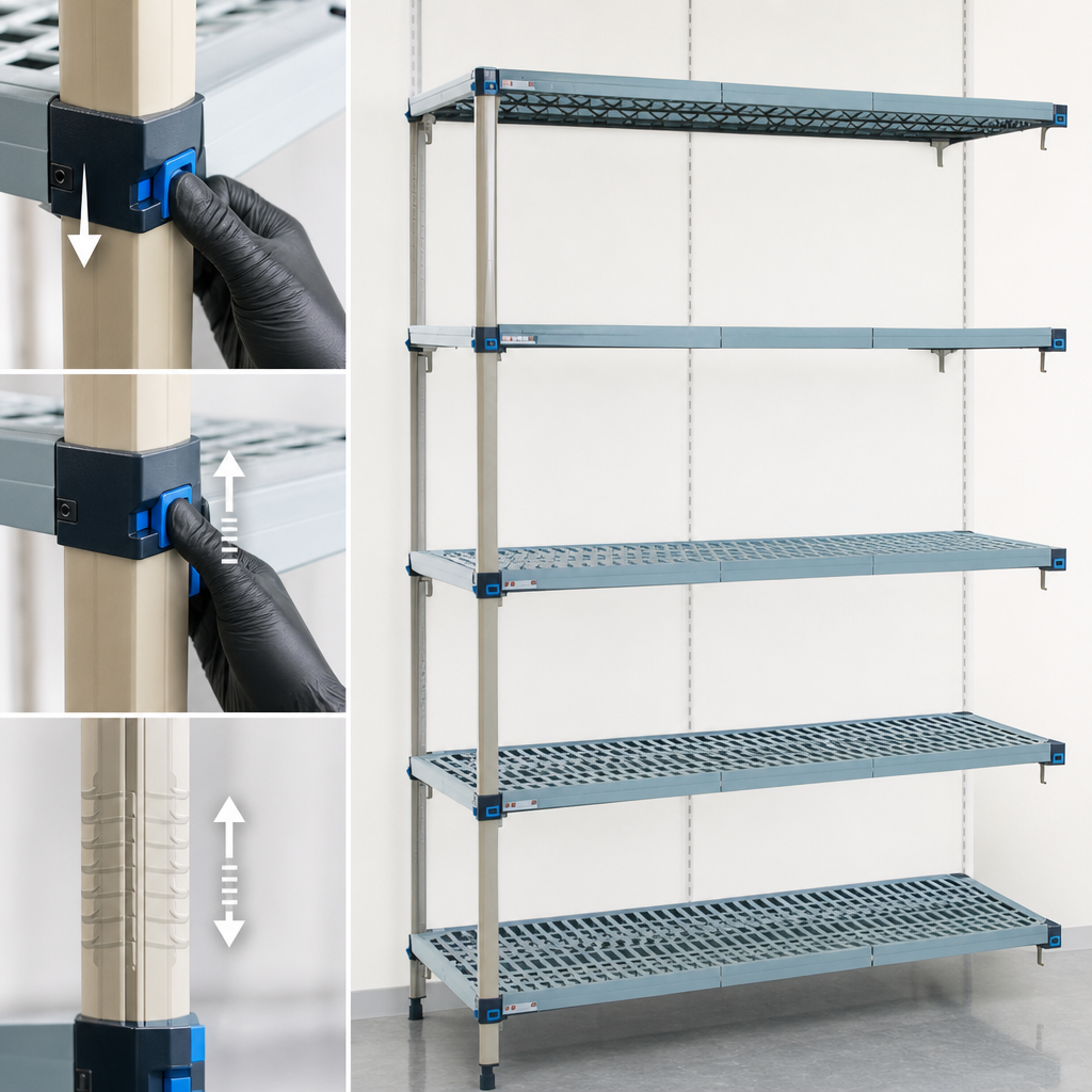 Quick-Adjust Shelf System