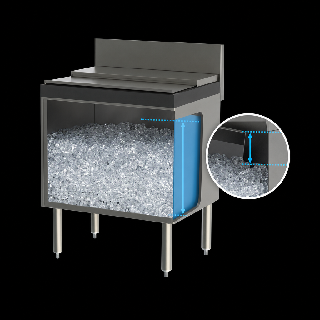 Extra Capacity Ice Bin
