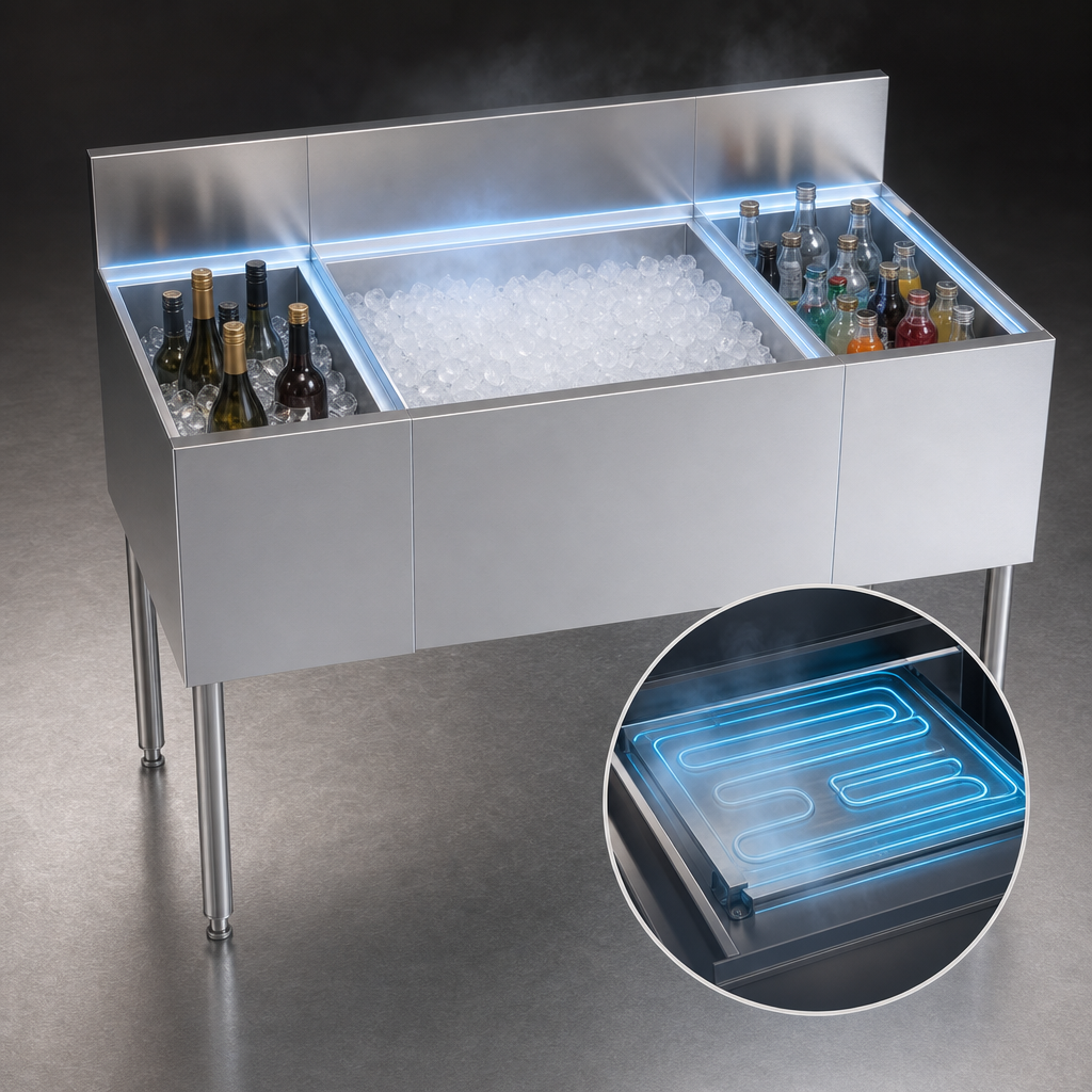 Built-In 10-Circuit Cold Plate