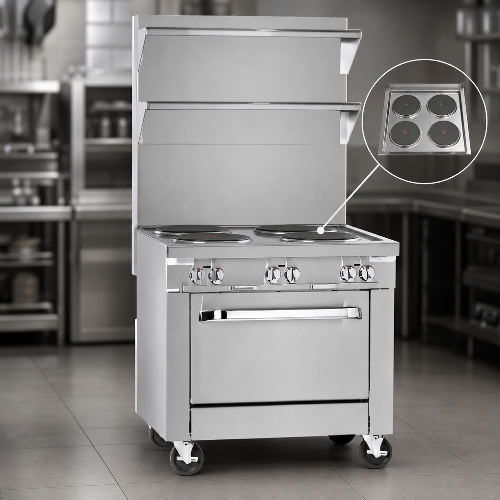 Four Round Hotplates