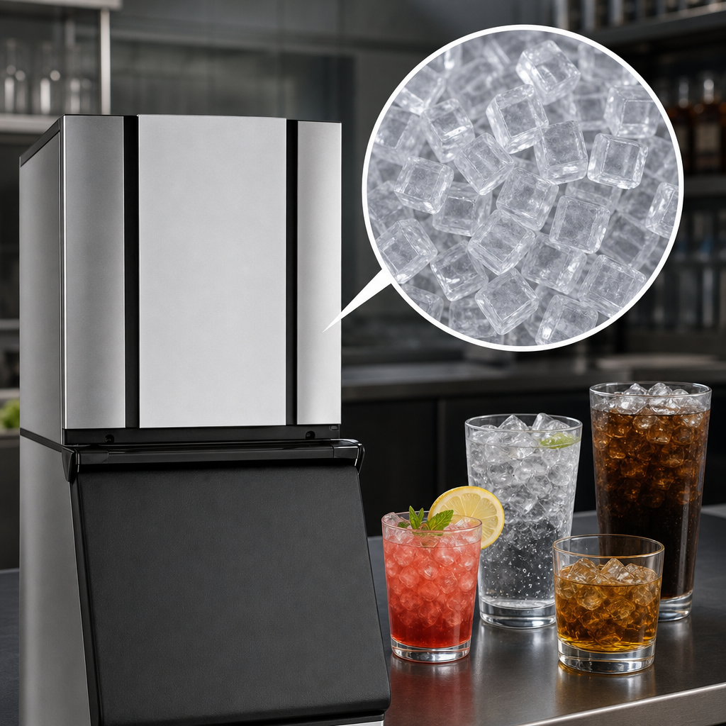 Half-Size Cube Ice Production