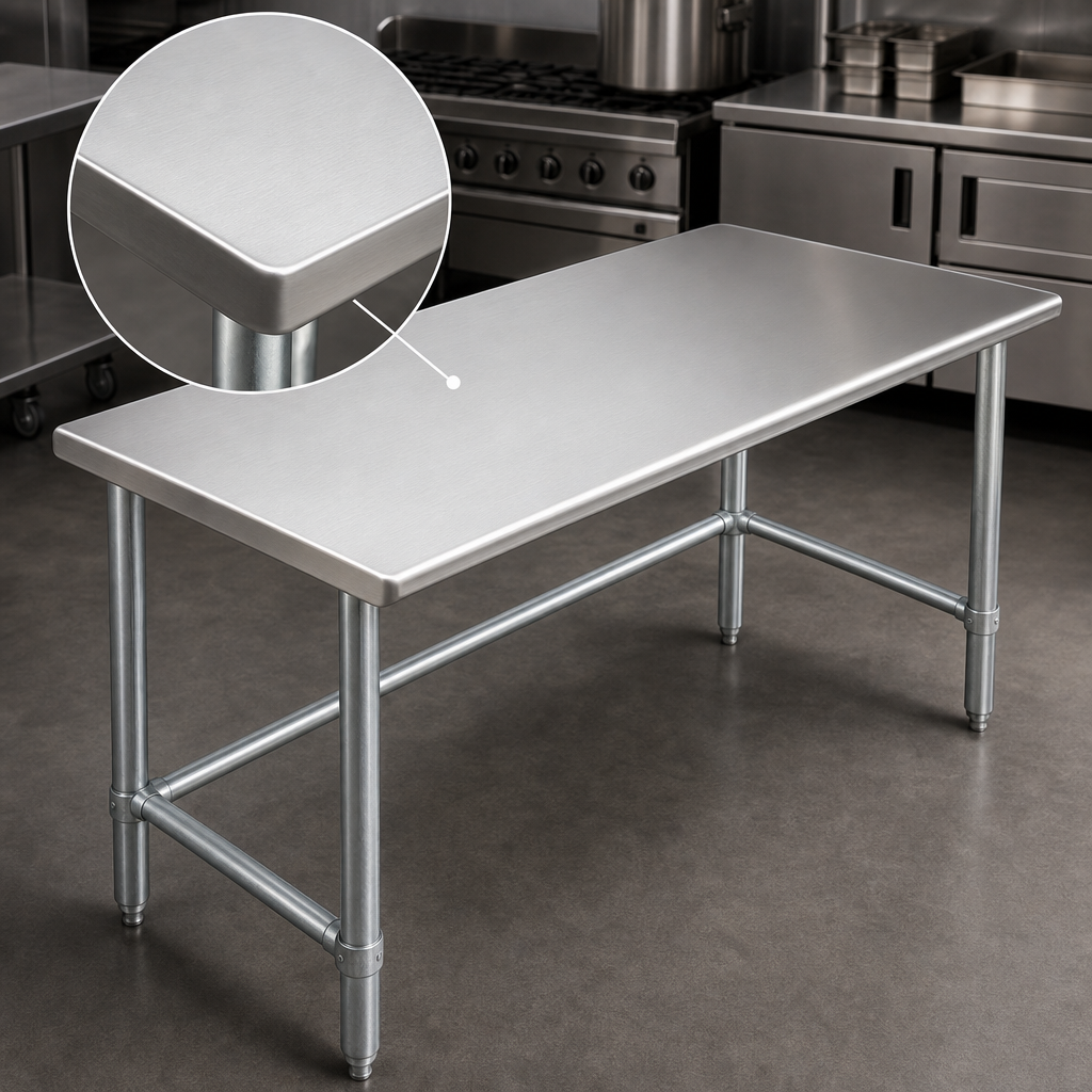 Heavy Gauge 430 Stainless Steel Top