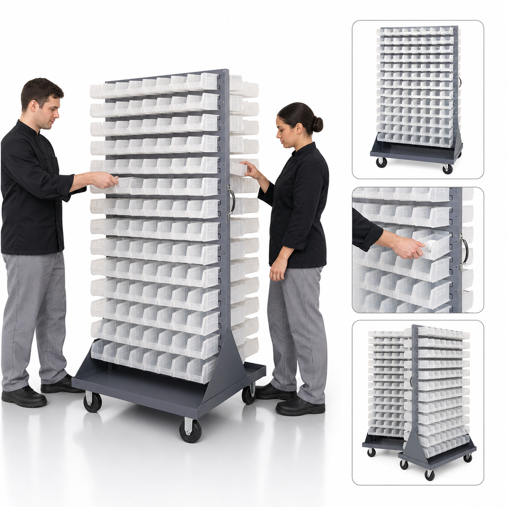 Double-Sided Louvered Rack