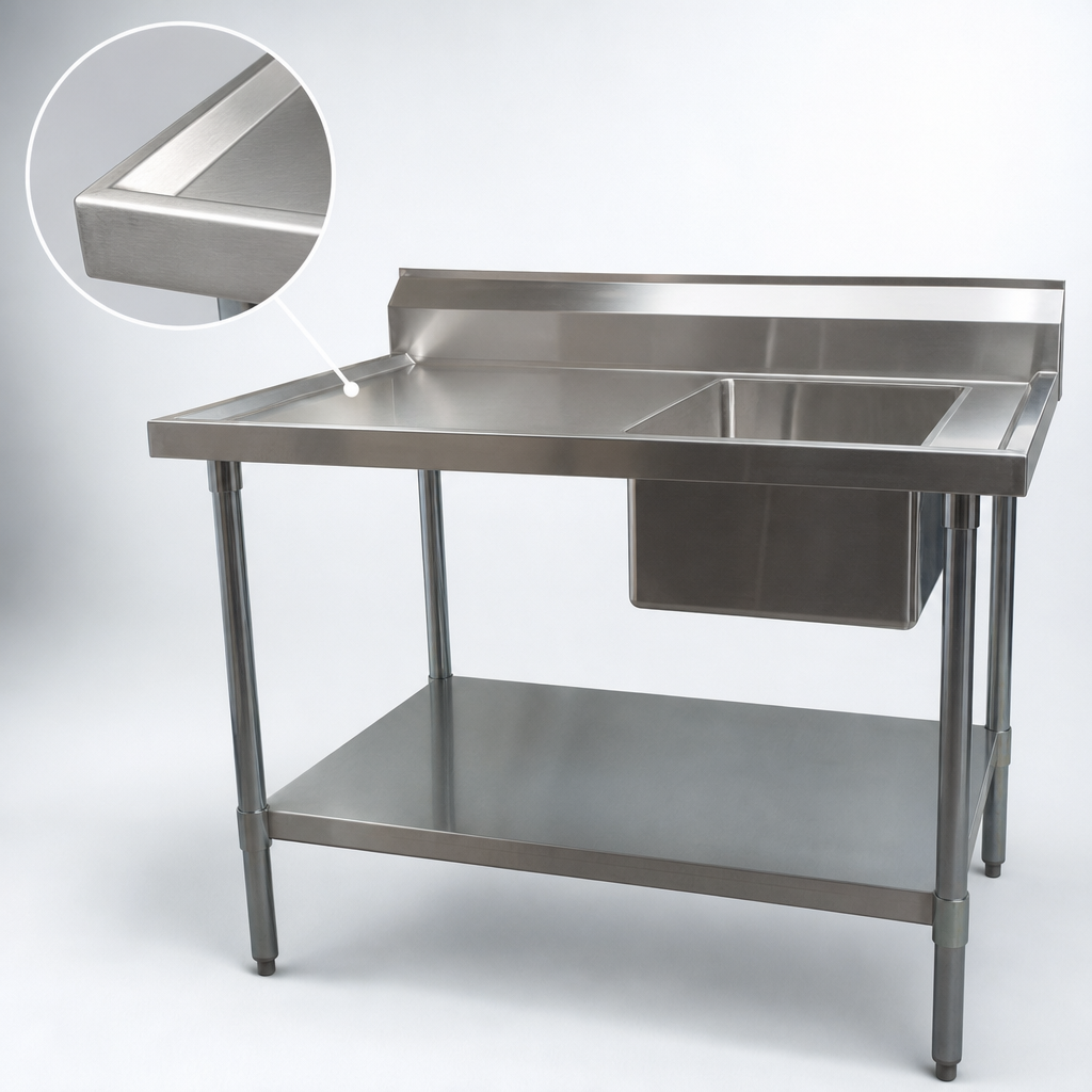 18/304 Stainless Steel Top