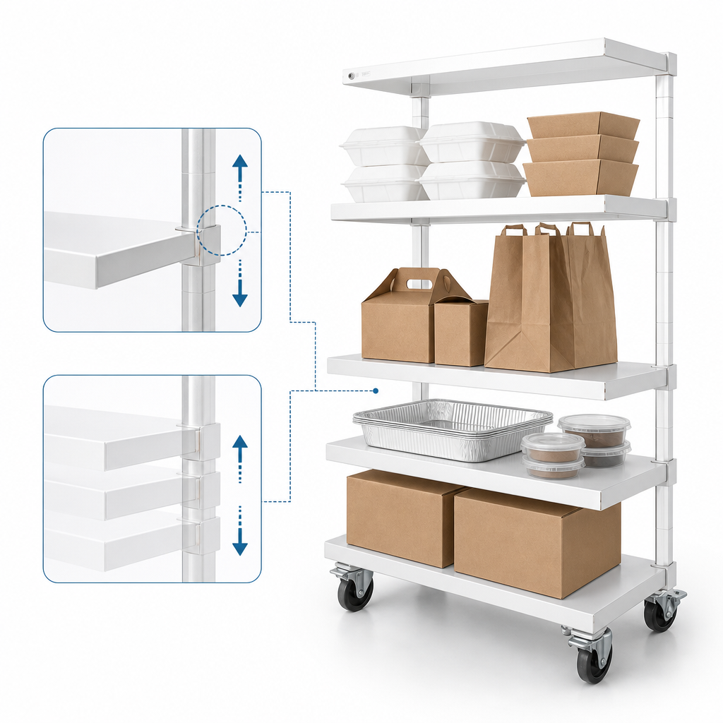 Solid Adjustable Shelves