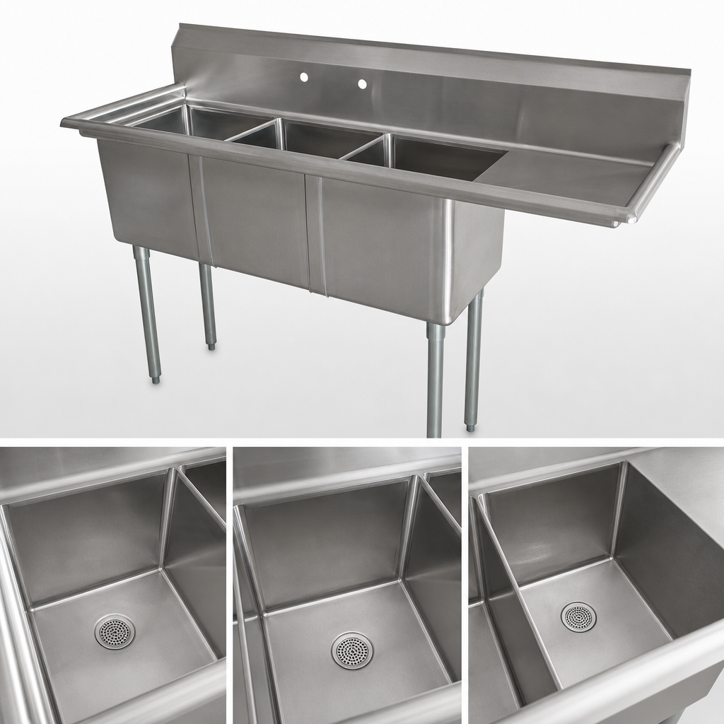 Three Compartment Basin