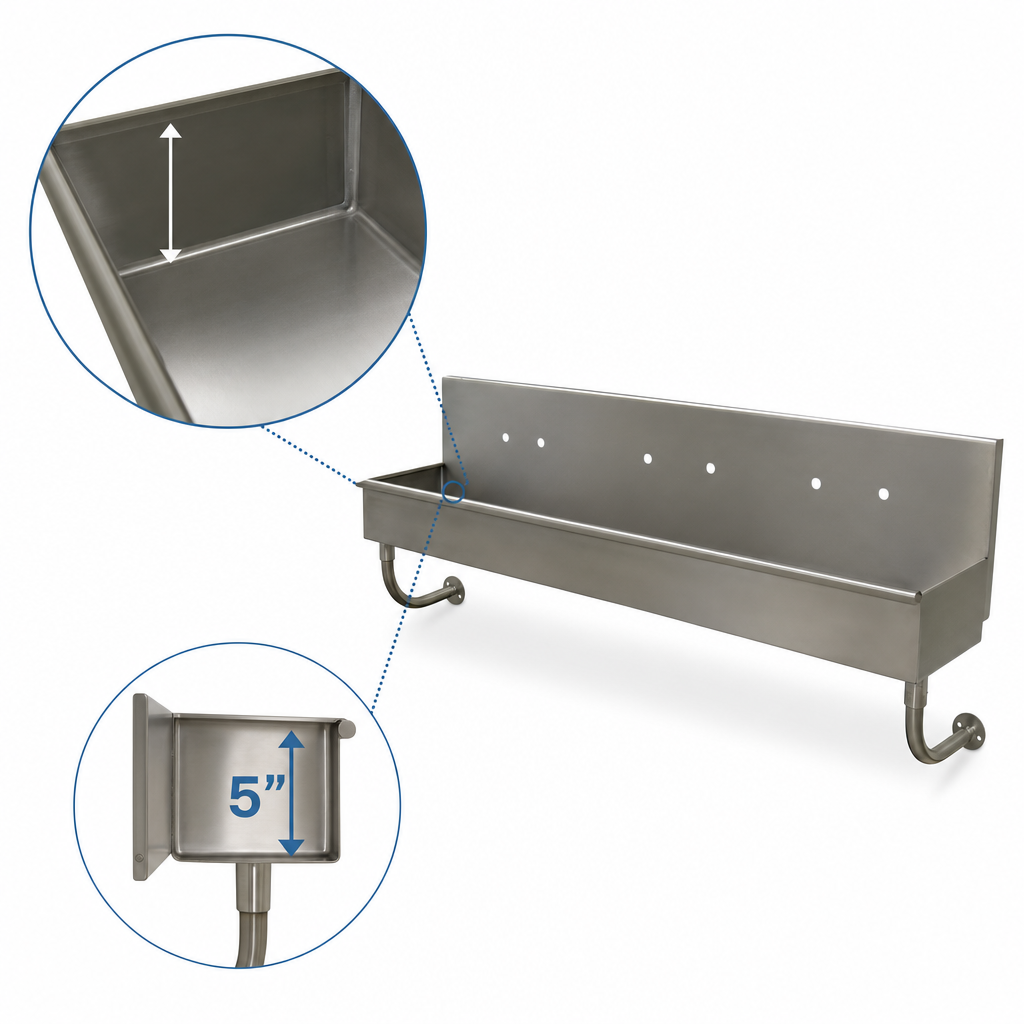 ADA-Compliant 5-Inch Bowl Depth