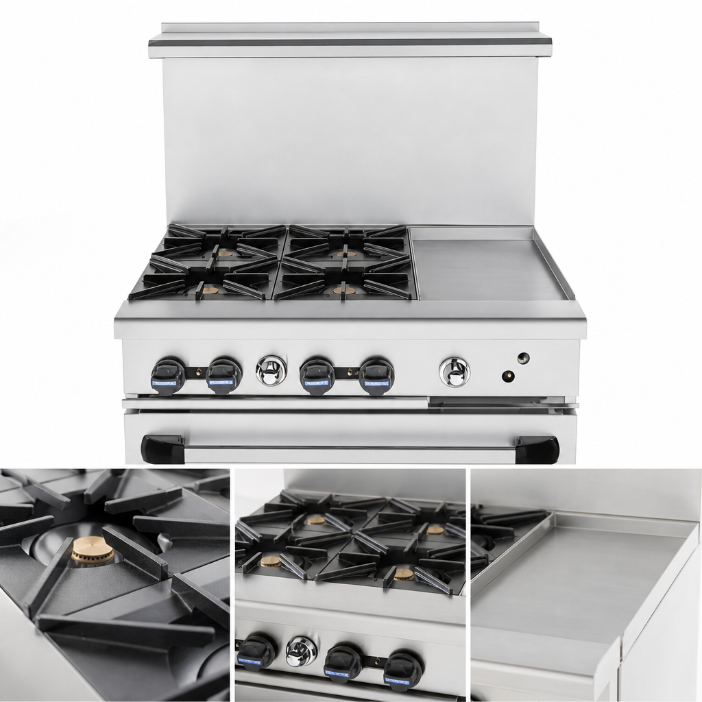 Four-Burner Combination Top