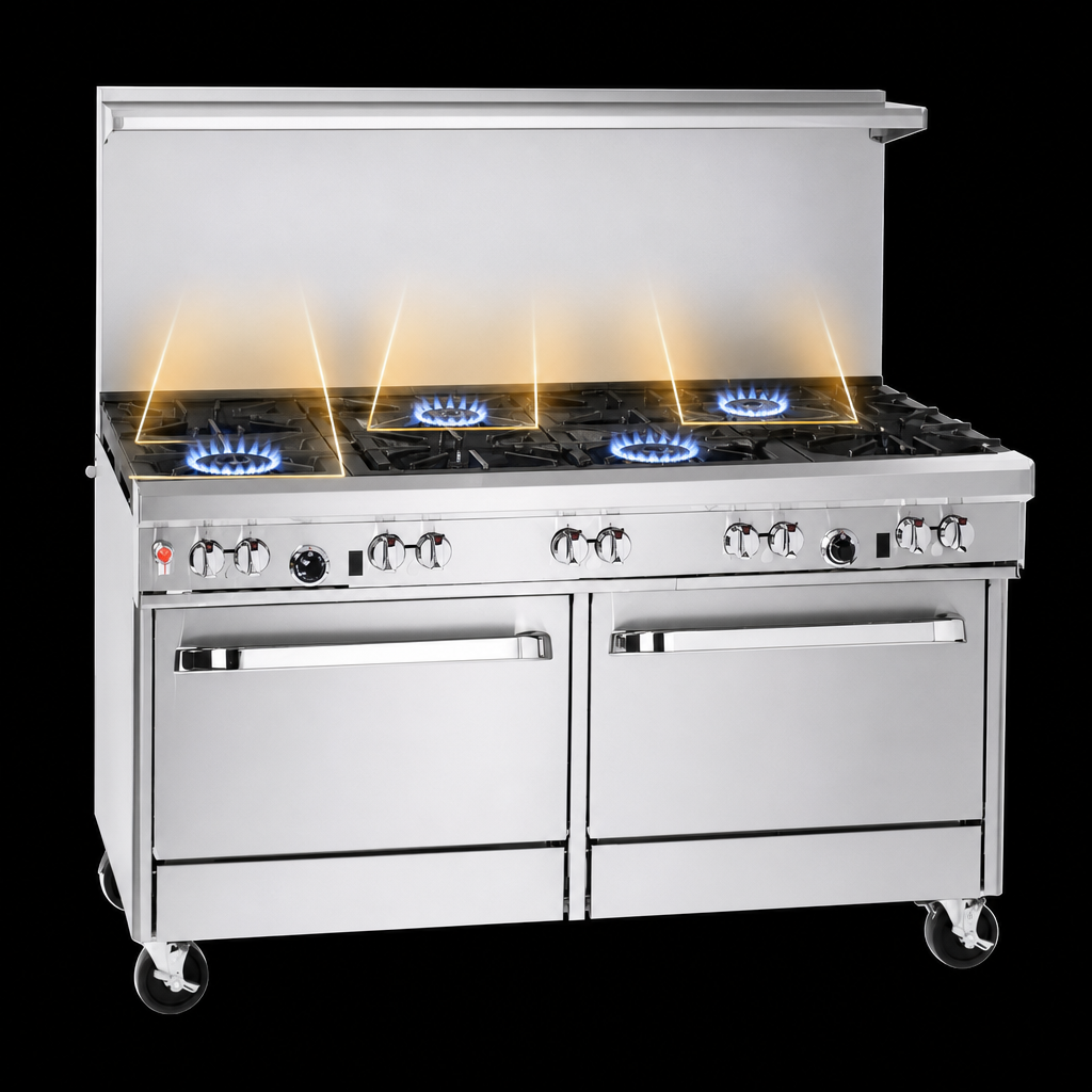 Five Open Burners