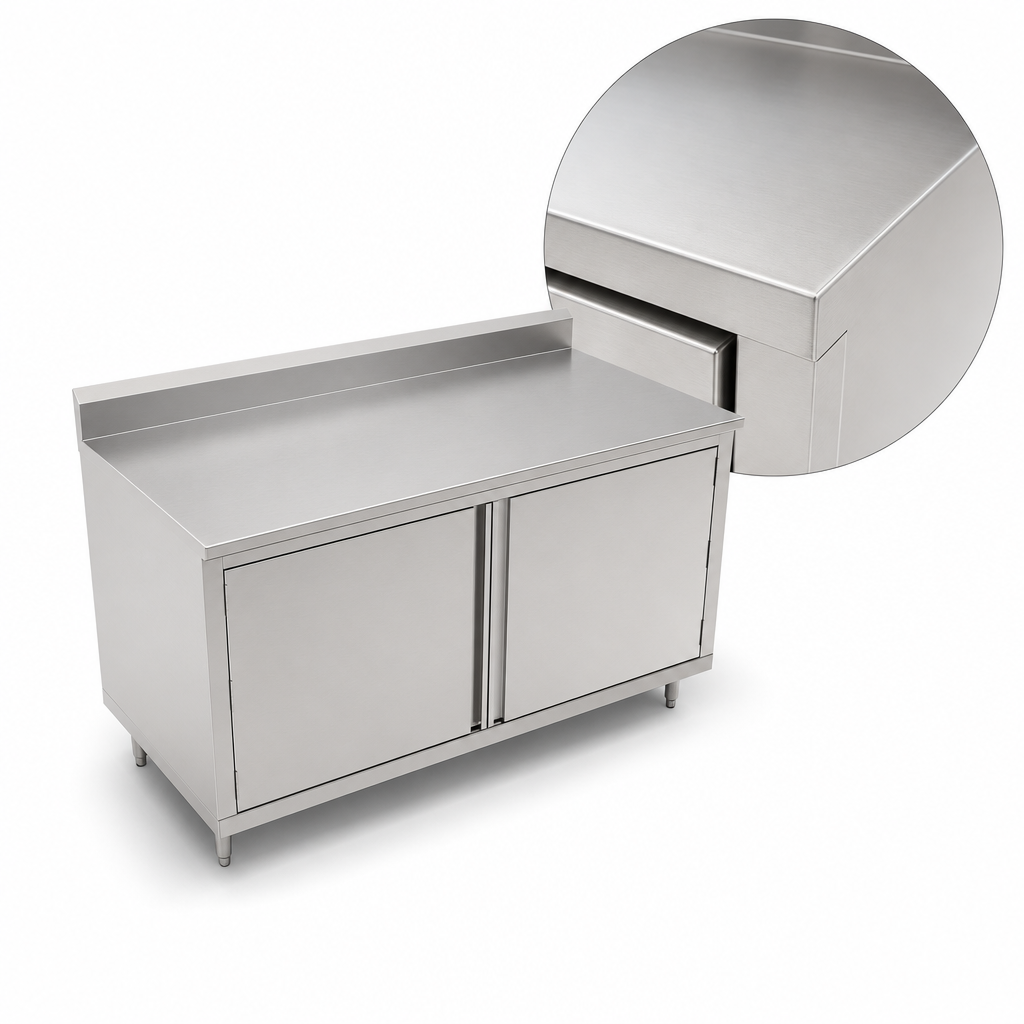 14-Gauge Stainless Steel Top
