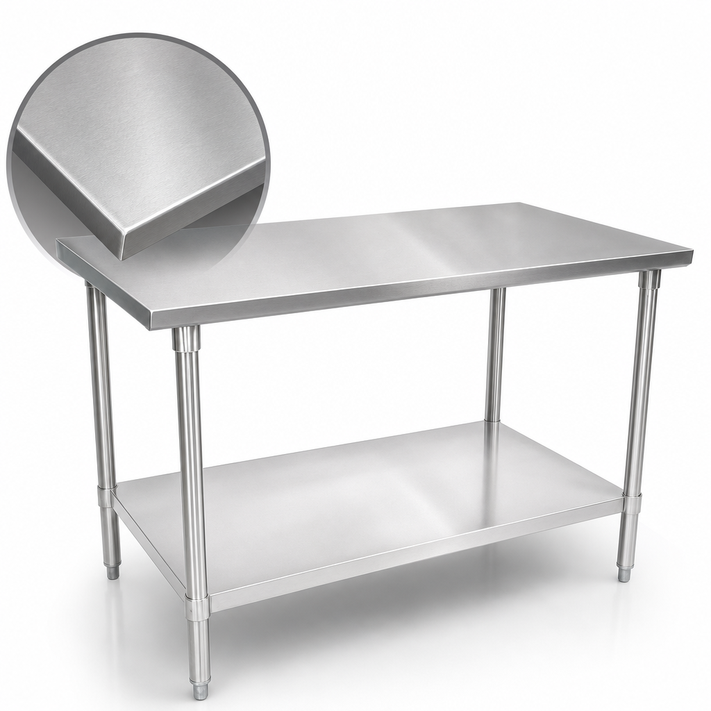 16-Gauge 300-Series Stainless Steel Top