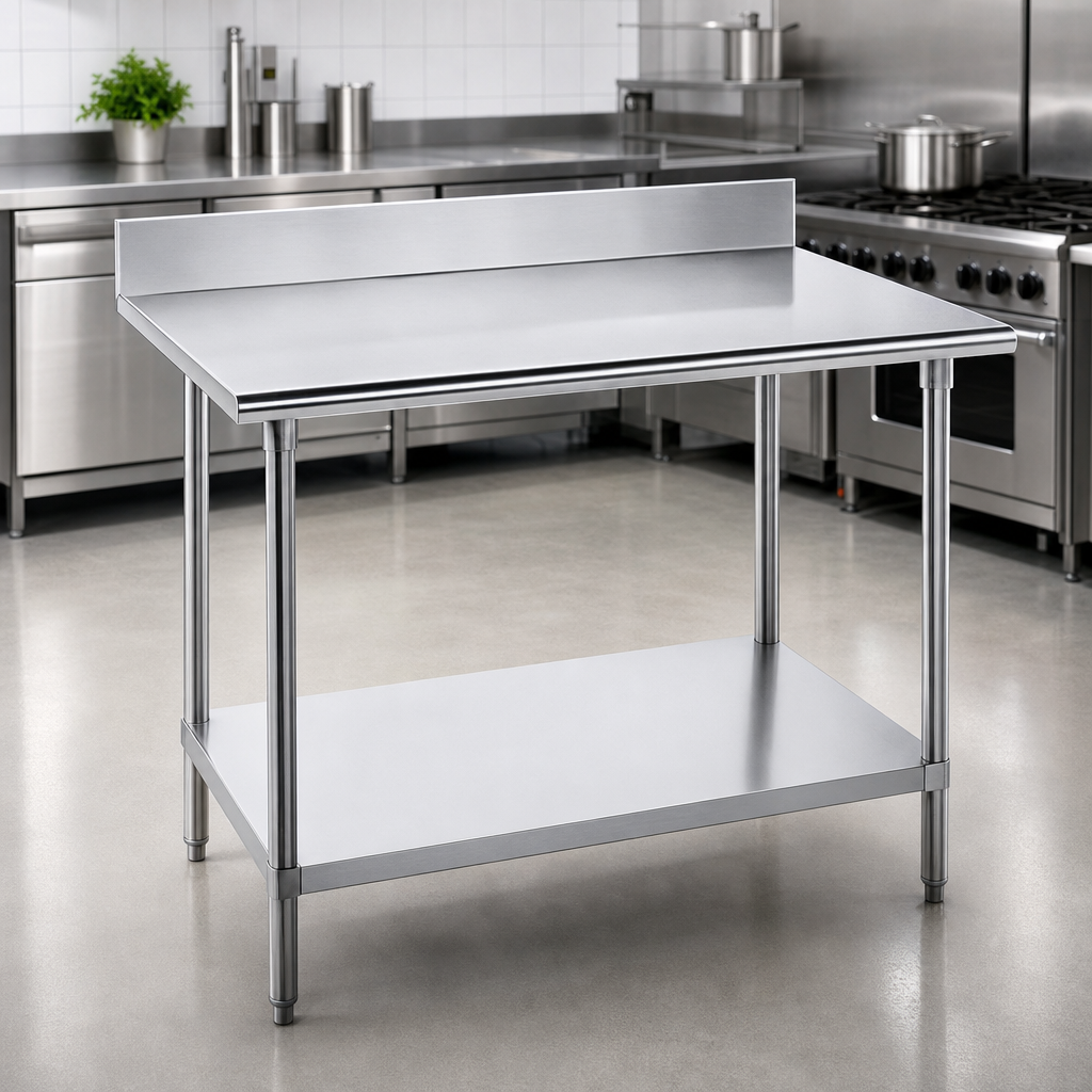 16-Gauge 304 Stainless Steel Top