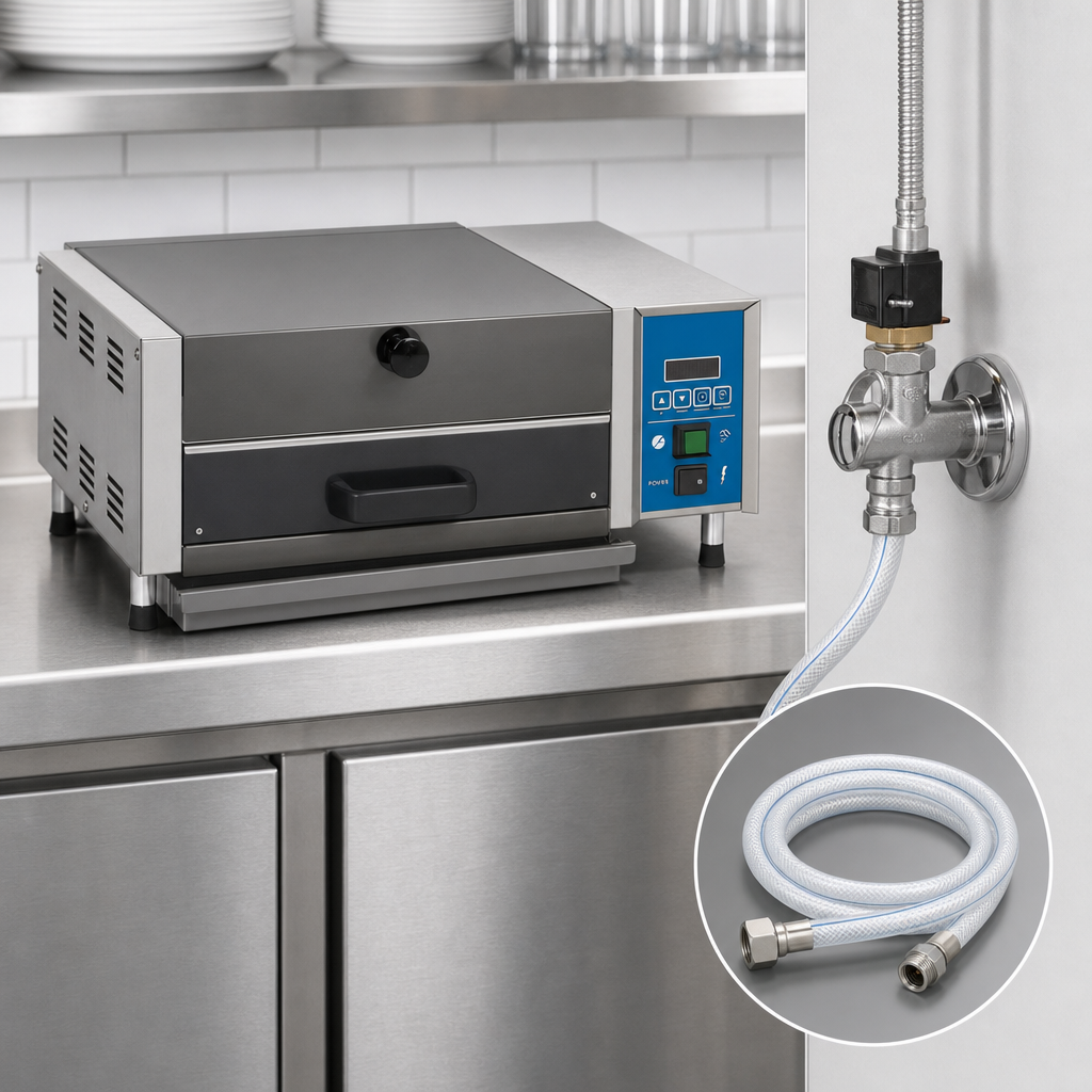 Direct Water Hook-Up with Solenoid