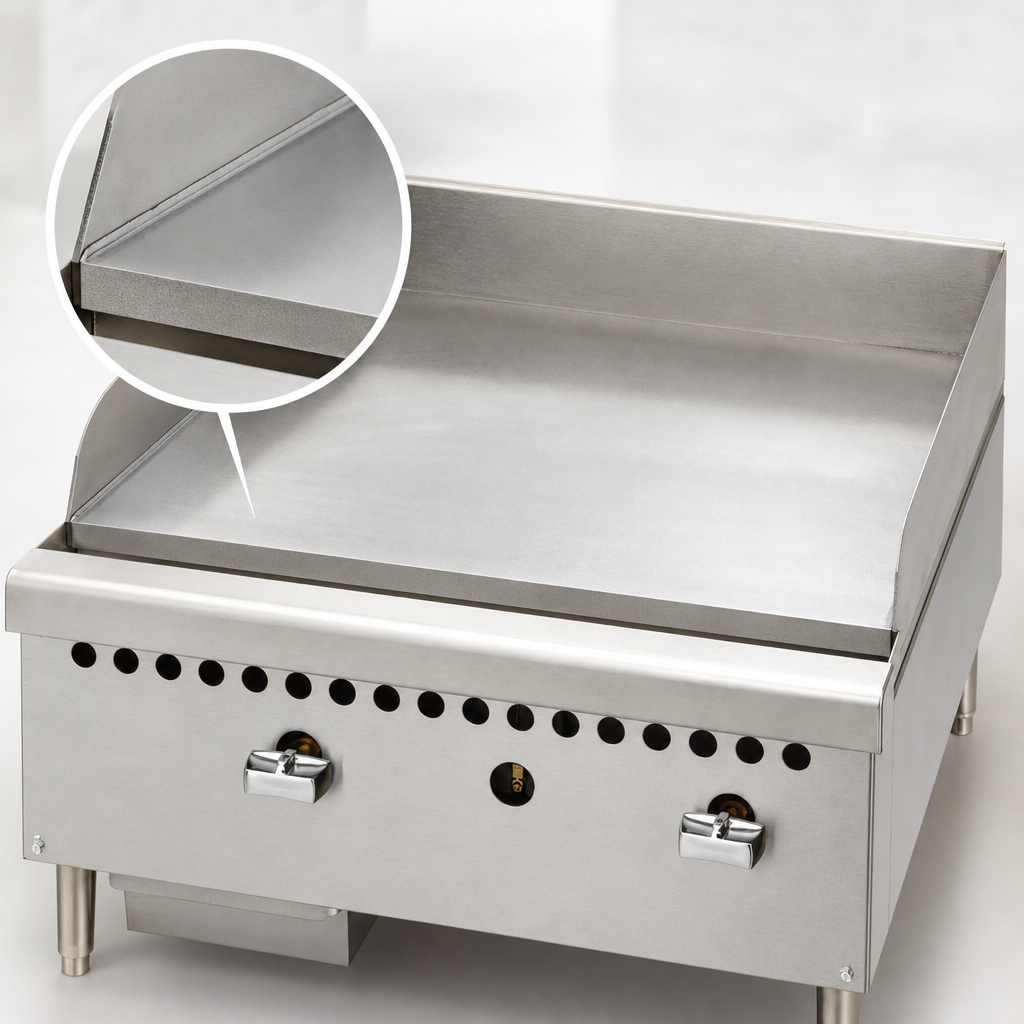Polished Steel Griddle Plate