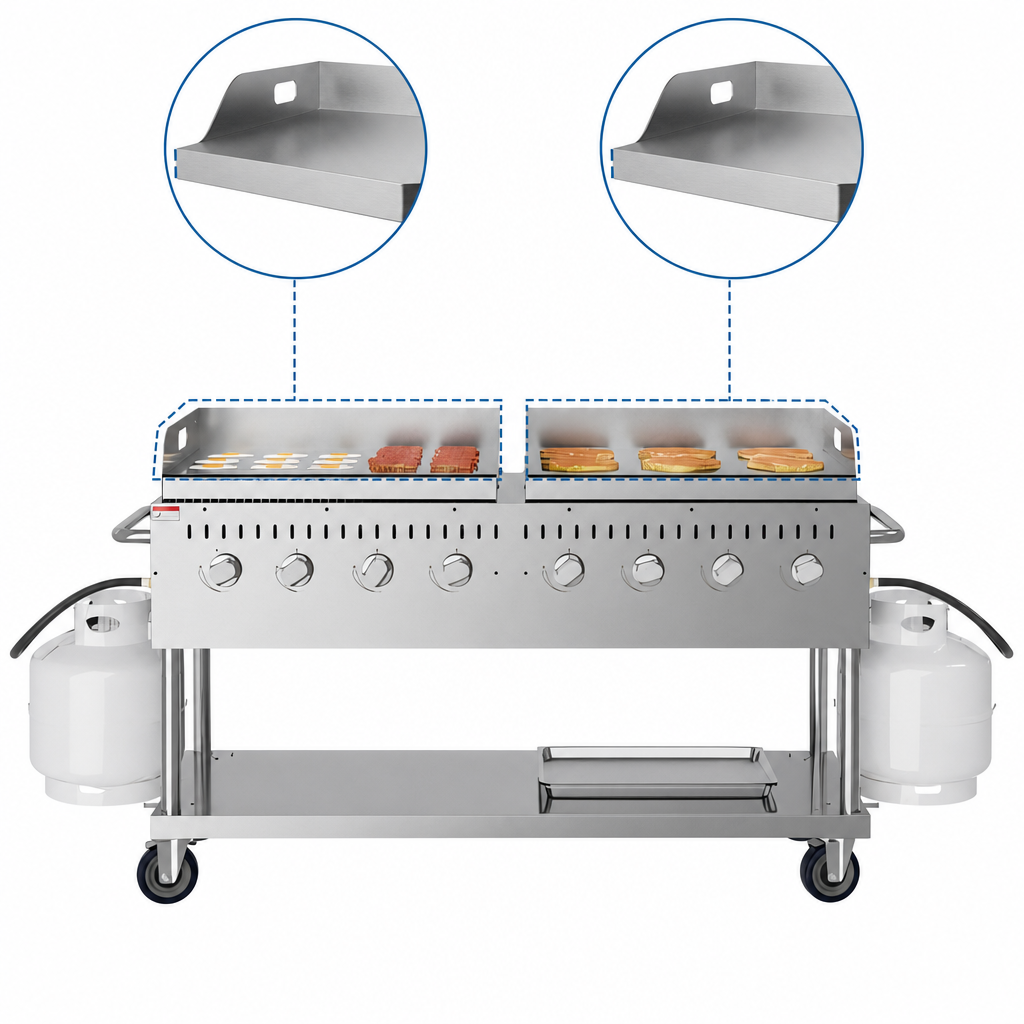 Dual 30-Inch Griddle Plates