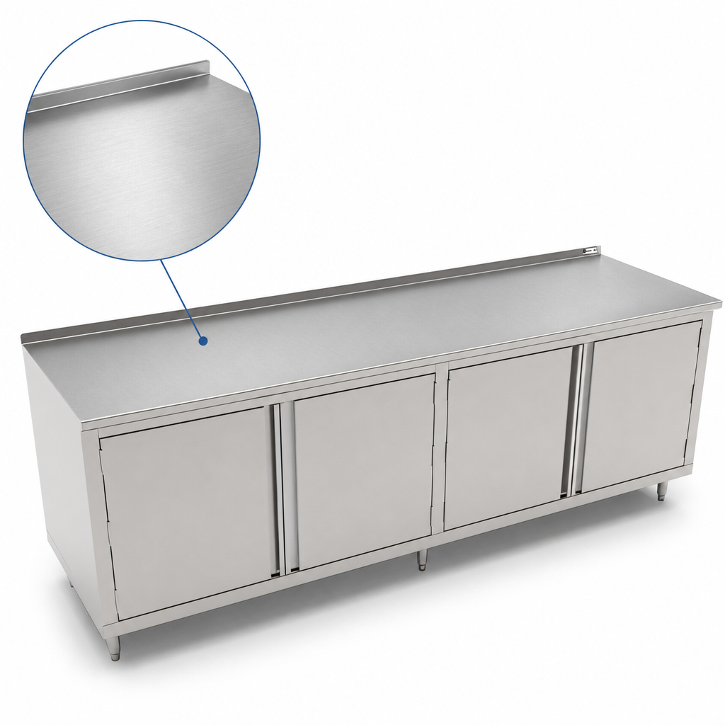 16-Gauge Stainless Steel Top