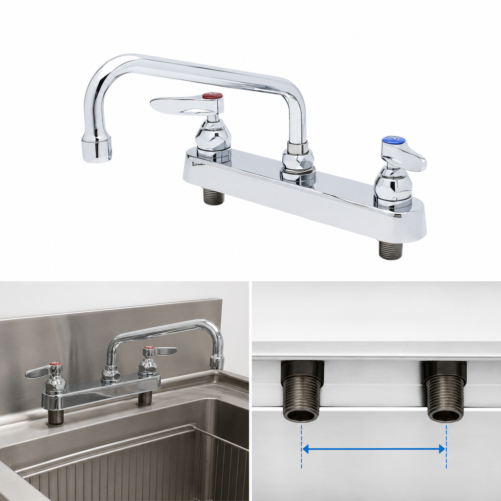 8-Inch Center Deck Mount