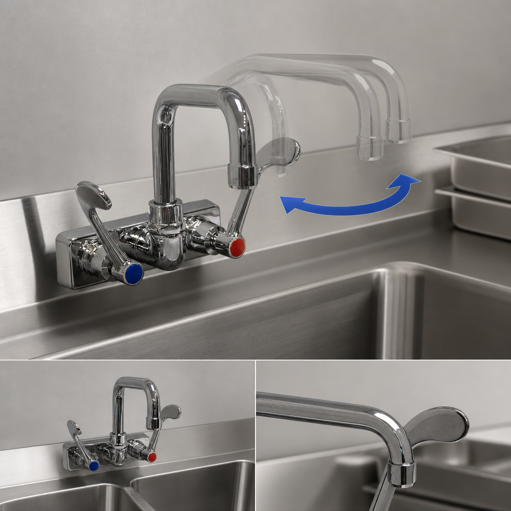 6-Inch Swivel D-Style Spout