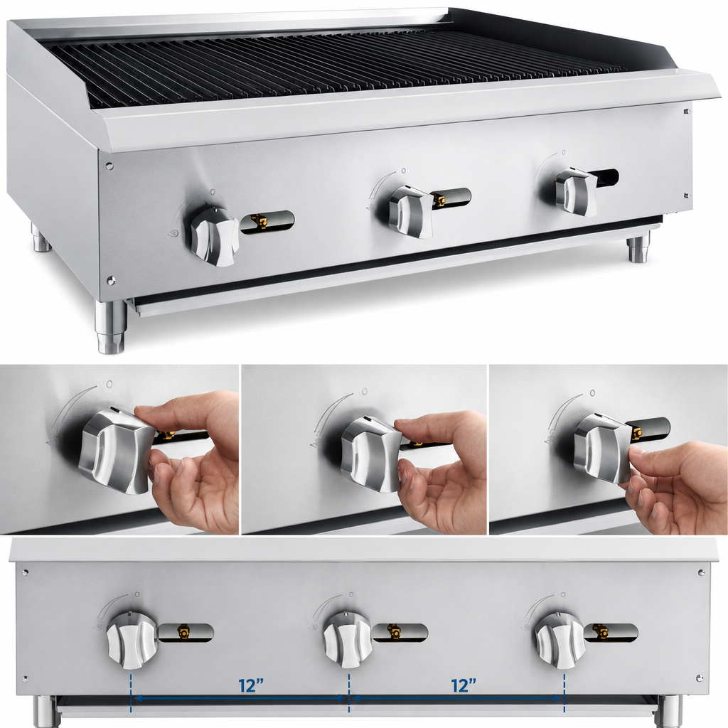 Manual Burner Controls