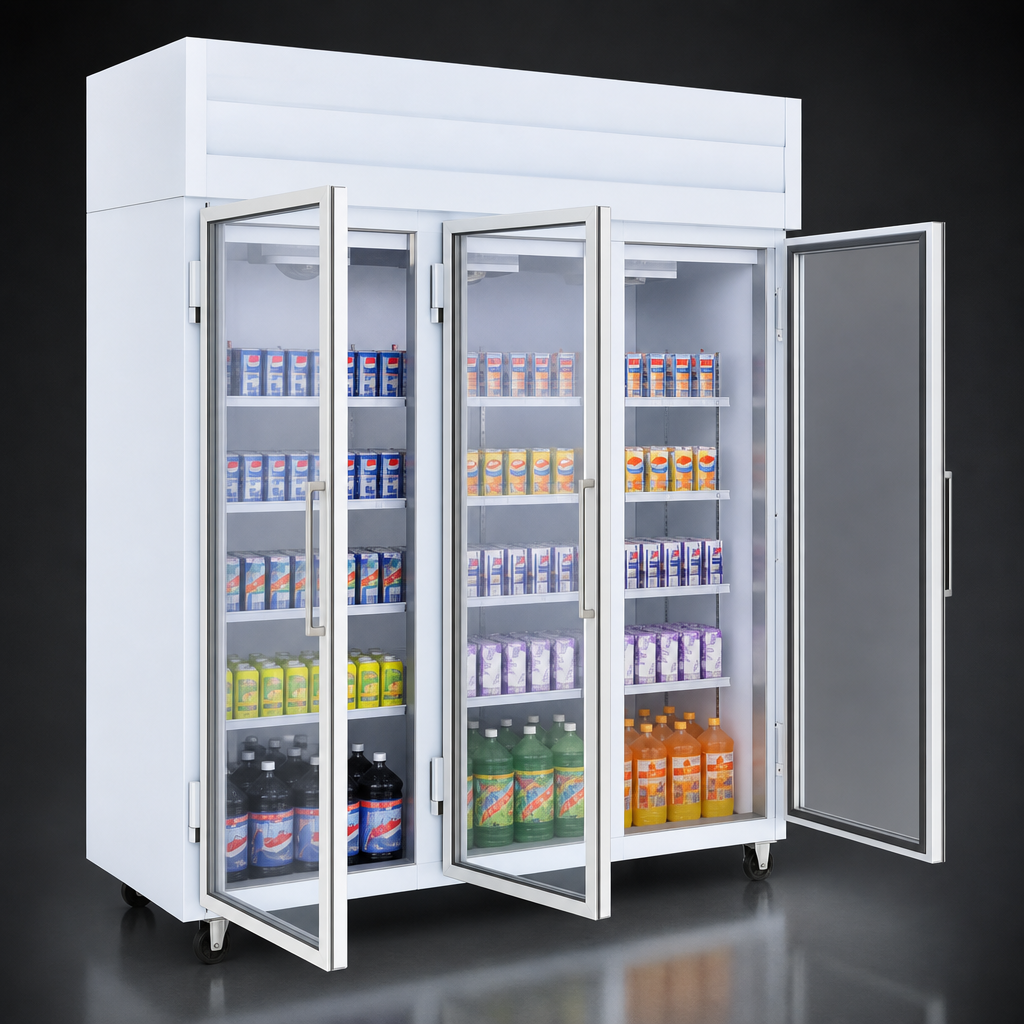 Hinged Triple-Pane Glass Doors
