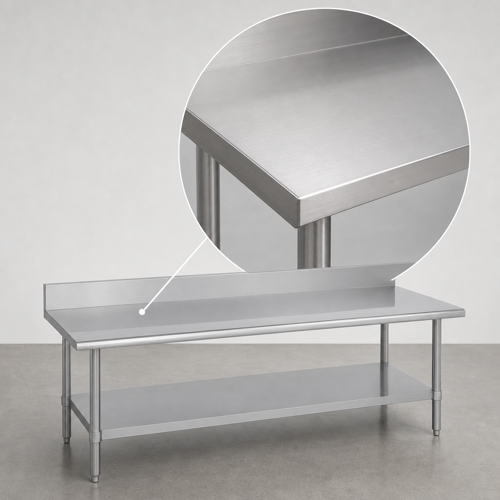16-Gauge 300 Series Stainless Steel Top