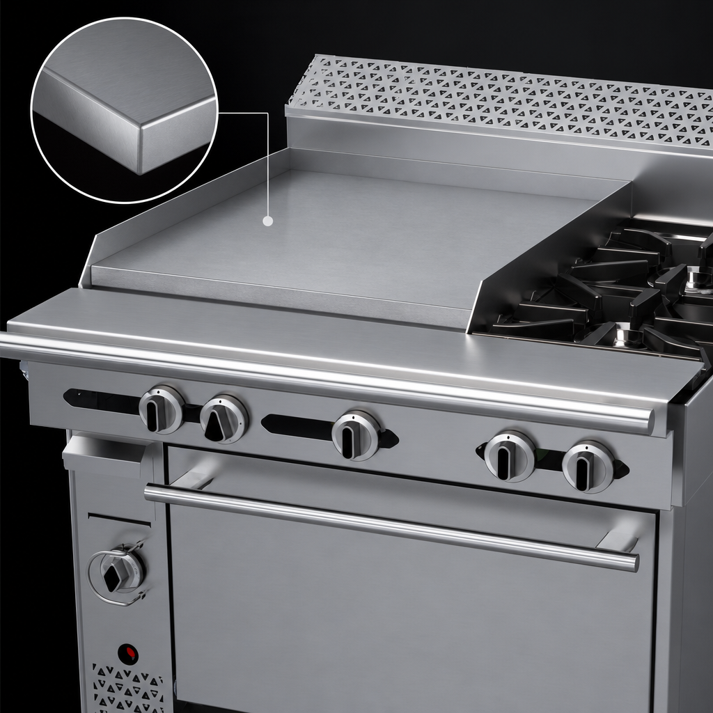1-Inch Steel Griddle Plate