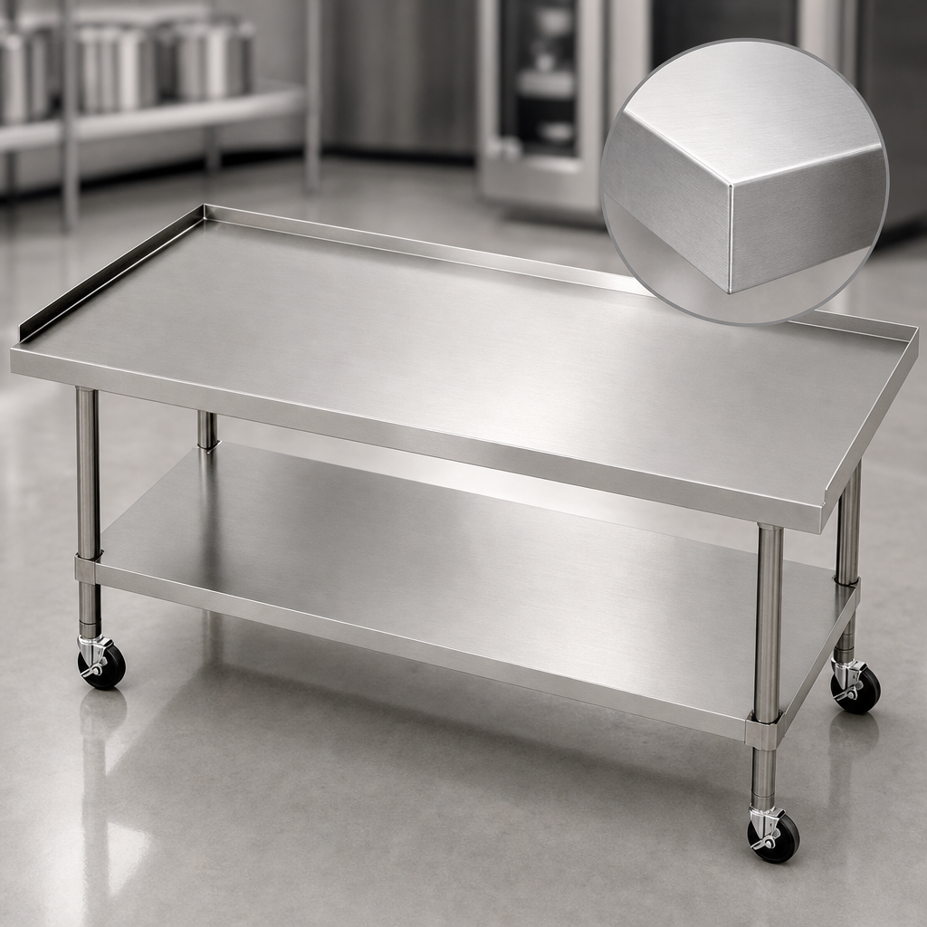 14-Gauge 304 Stainless Steel Top