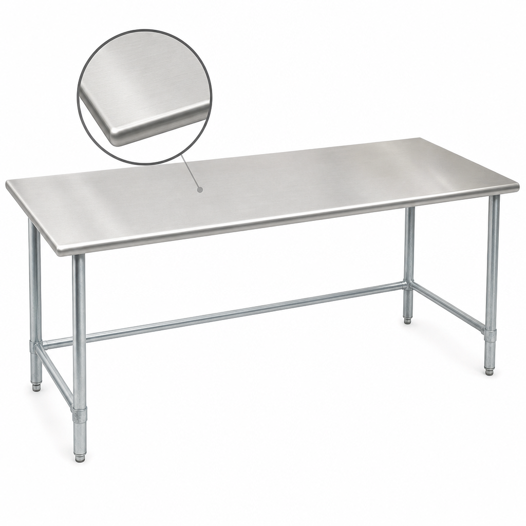16-Gauge Stainless Steel Top